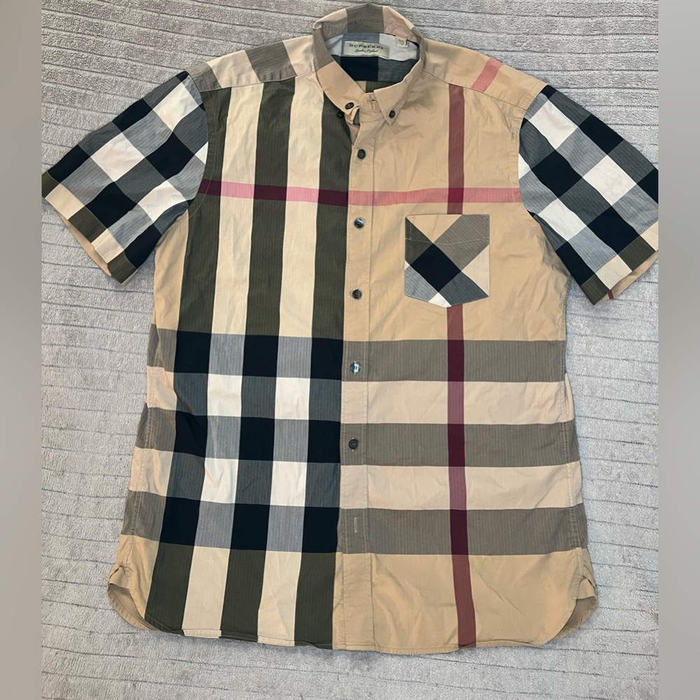 Original print Burberry button down